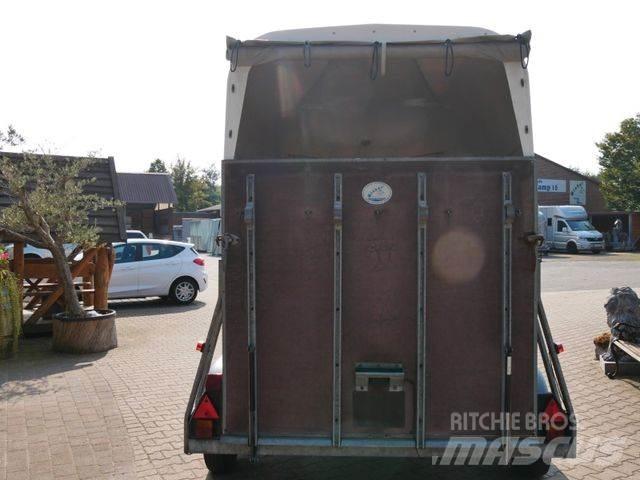  Holz Poly 2 Pferde مقطورات نقل الحيوانات