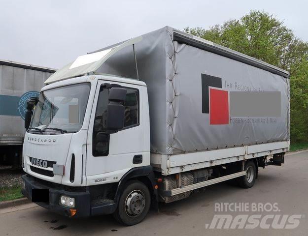Iveco 80 E 21 شاحنات بغطاء جانبي