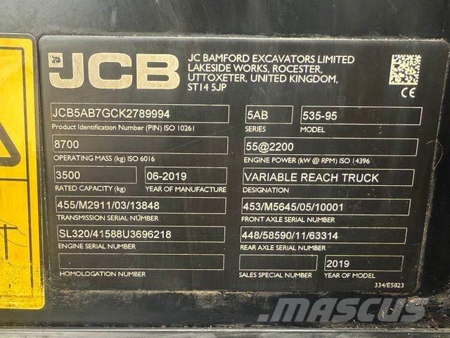 JCB 535-95 مناولات متداخلة