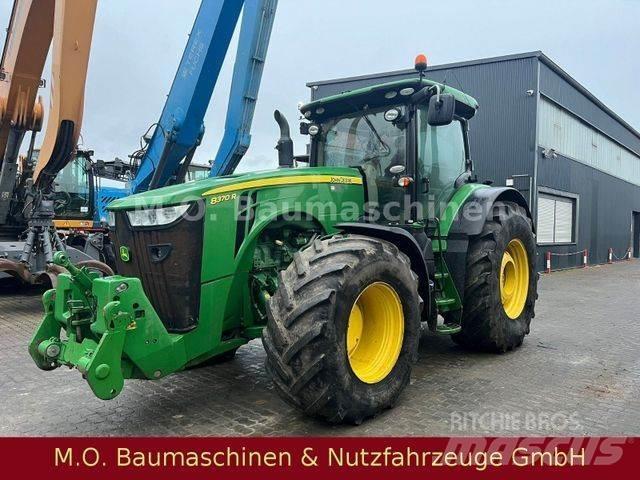 John Deere 8370 R لوادر وحفارات أمامية