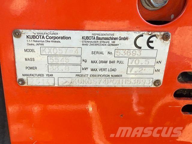 Kubota KX057-4 حفارات صغيرة أقل من 7 طن (حفارات صغيرة)