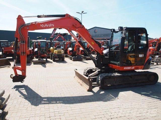 Kubota KX080-4a حفارات صغيرة أقل من 7 طن (حفارات صغيرة)