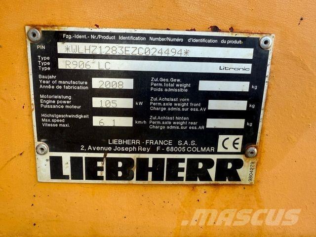 Liebherr R 906 LC حفارات زحافة