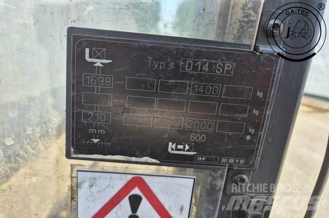 Linde D14SP-133-01 معدات الرفع عالي المستوى