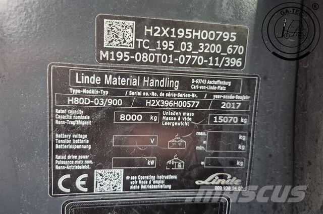 Linde H80D-03/900 شاحنات الديزل