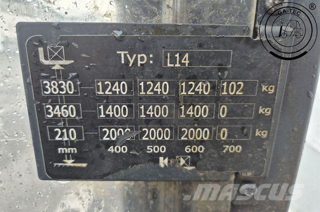 Linde L14i معدات الرفع عالي المستوى