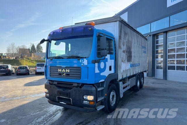 MAN TGA 26.440 6x2 شاحنات بغطاء جانبي