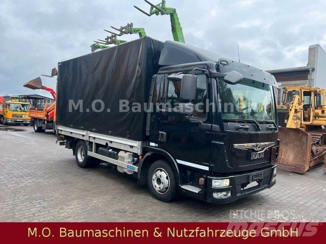 MAN TGL 7.180 شاحنات بغطاء جانبي