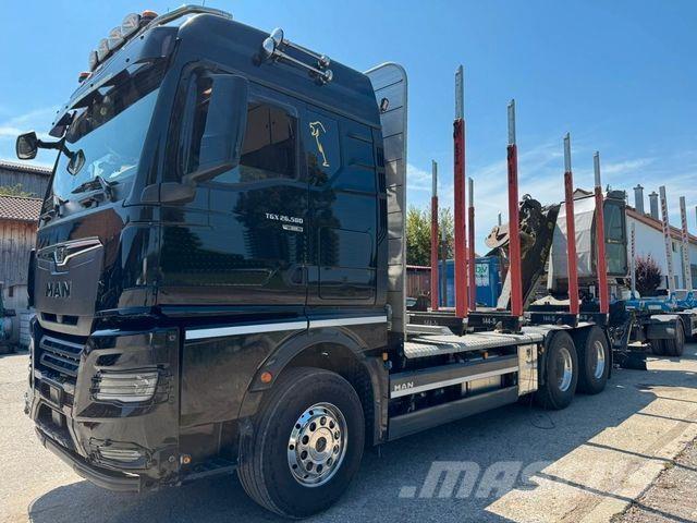 MAN TGX 26.580 شاحنات أشجار