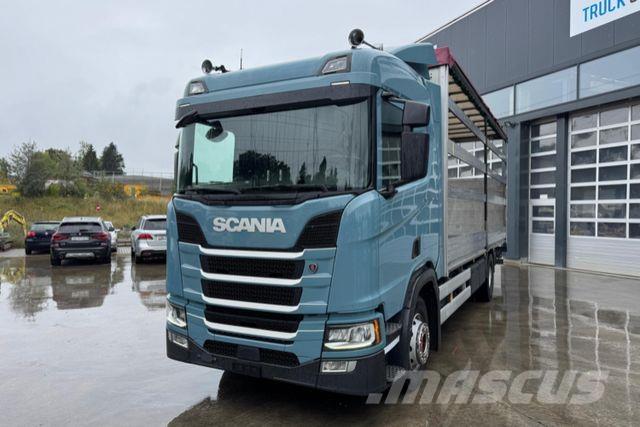Scania R410 4x2 شاحنات بغطاء جانبي