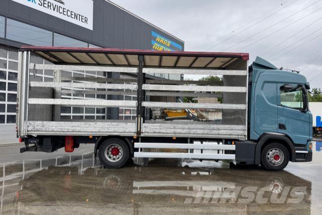 Scania R410 4x2 شاحنات بغطاء جانبي