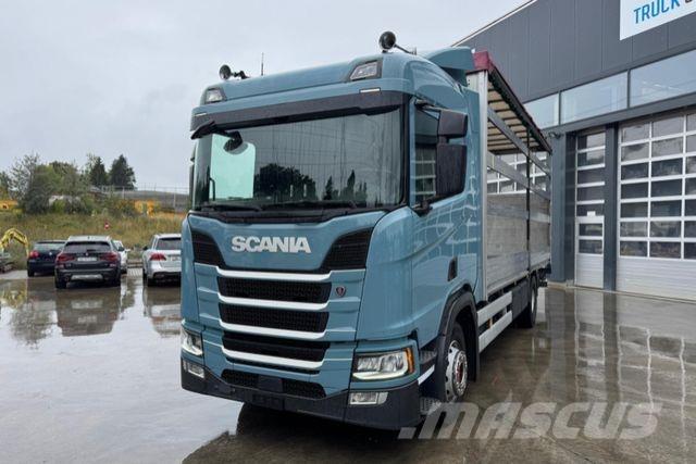 Scania R410 4x2 شاحنات بغطاء جانبي