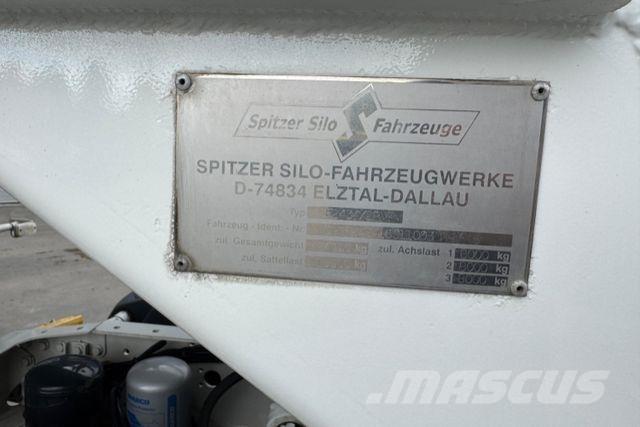 Spitzer 34m3 نصف مقطورات مقطورة 