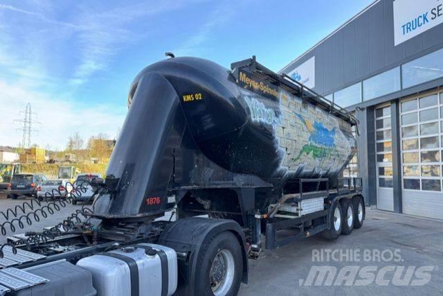 Spitzer Silo 37m3 نصف مقطورات مقطورة 