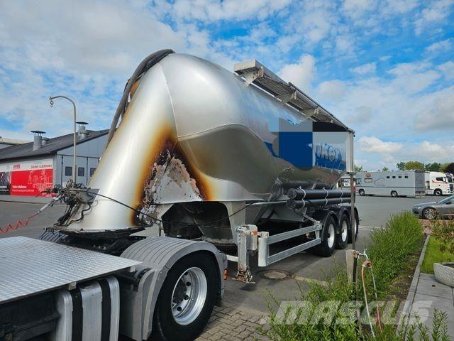 Spitzer Zement 37m³ نصف مقطورات مقطورة 