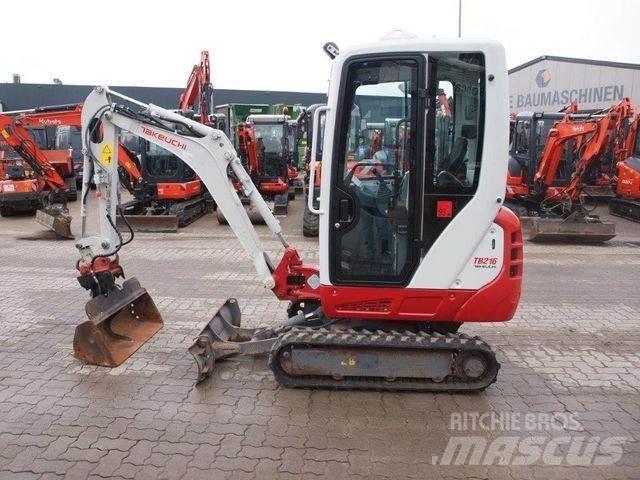 Takeuchi TB 216 حفارات صغيرة أقل من 7 طن (حفارات صغيرة)