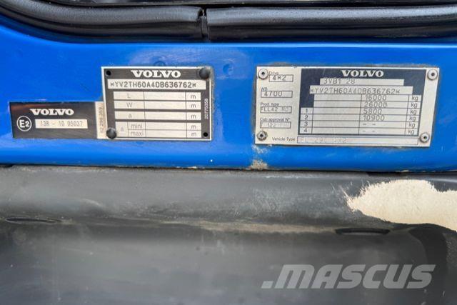 Volvo FLL-290 شاحنات بغطاء جانبي