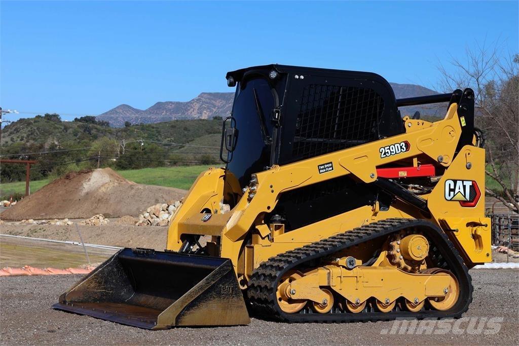 CAT 259D3 لوادر انزلاقية التوجيه