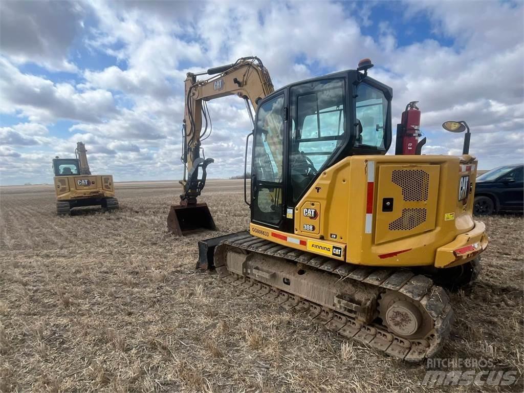 CAT 308CR حفارات زحافة
