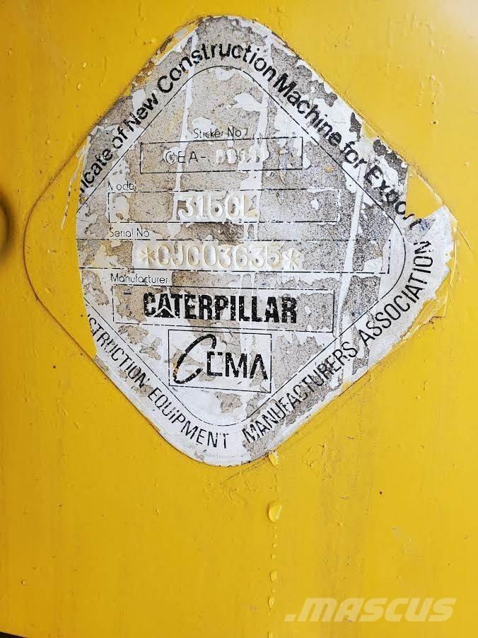 CAT 315CL حفارات زحافة