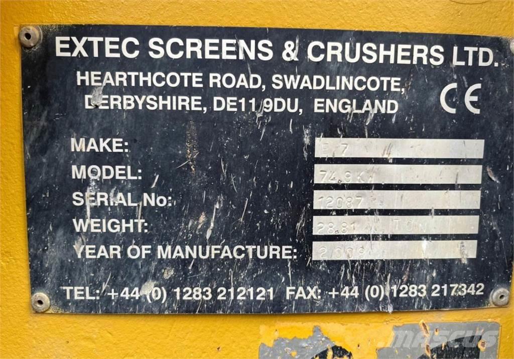 Extec E-7 غرابيل