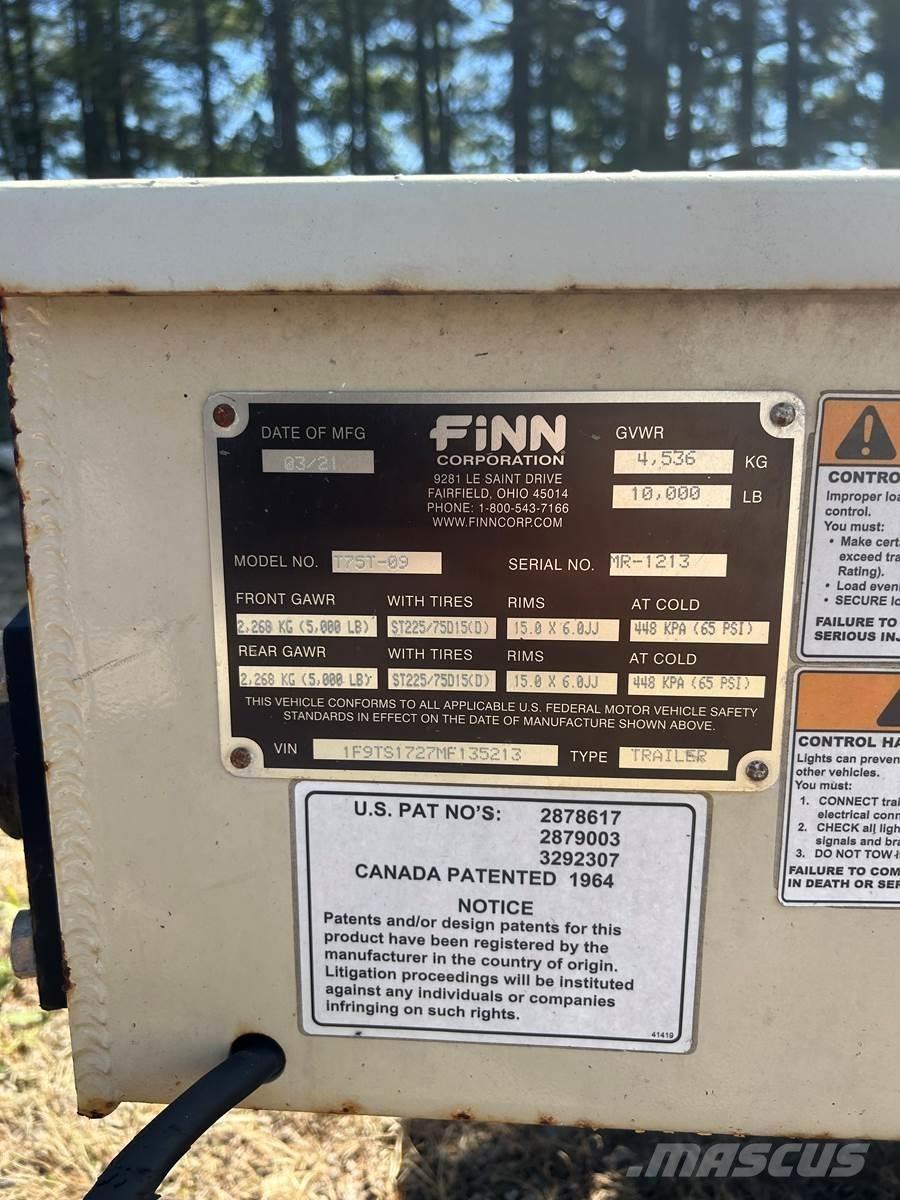 Finn T75T قواديس ومنافيخ ومصاعد