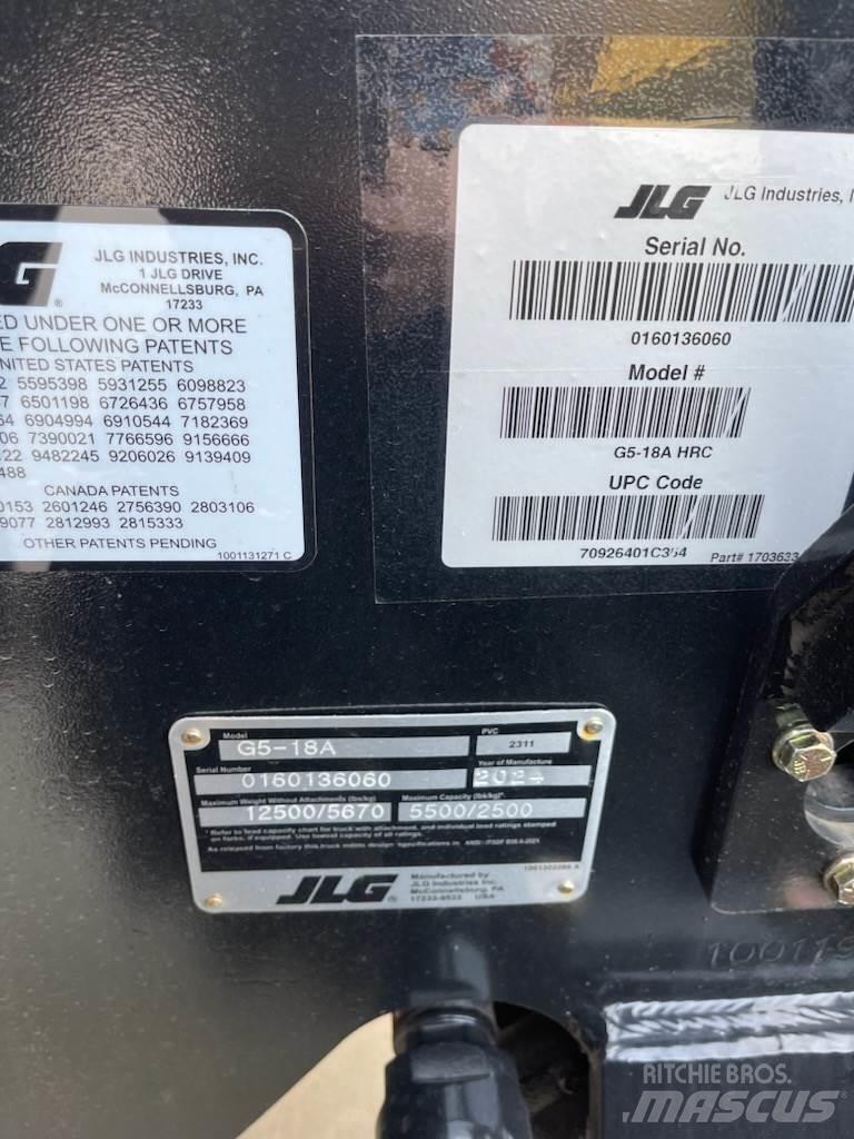 JLG G5-18A مناولات متداخلة