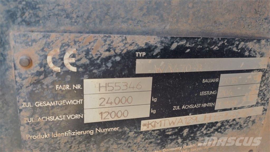 Komatsu WA 470-8 لوادر بعجل