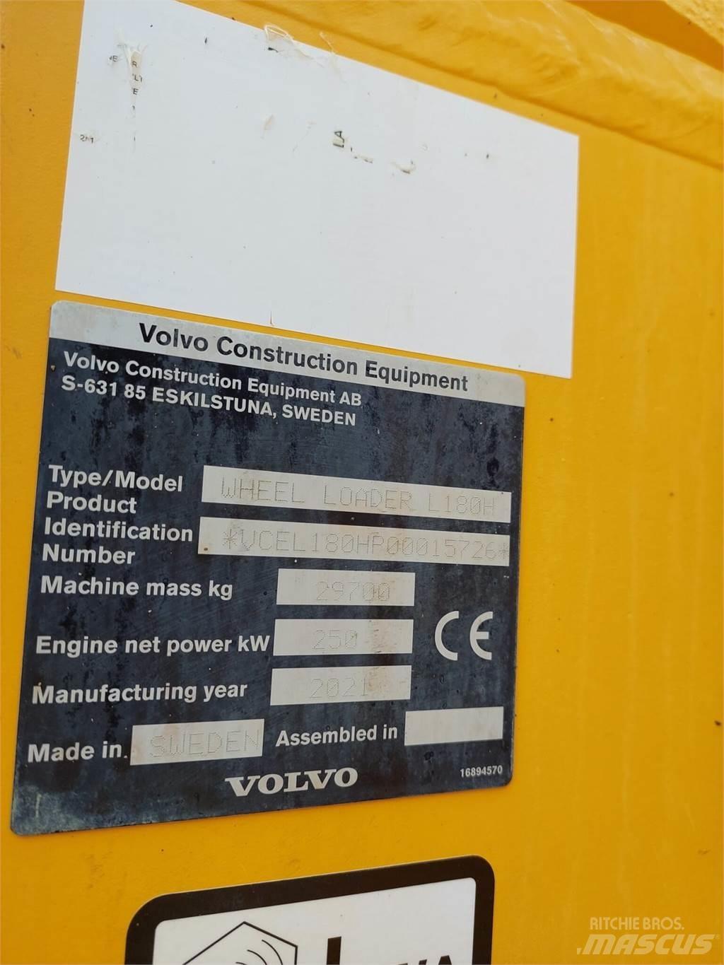 Volvo L 180H لوادر بعجل