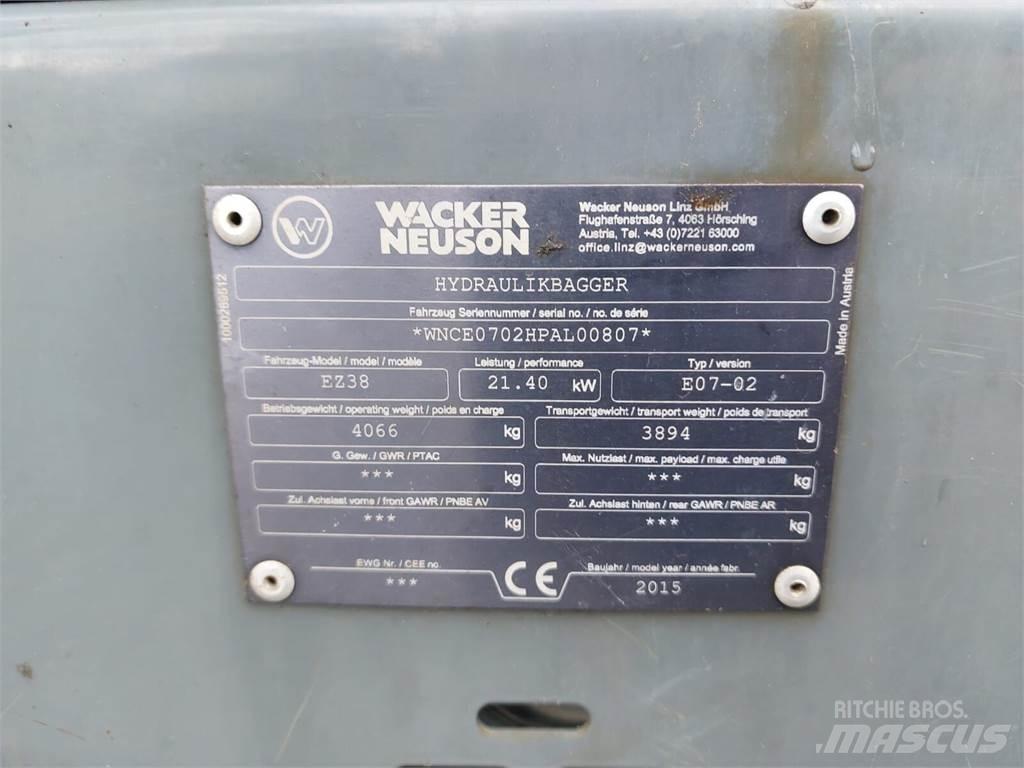 Wacker Neuson EZ38 حفارات زحافة