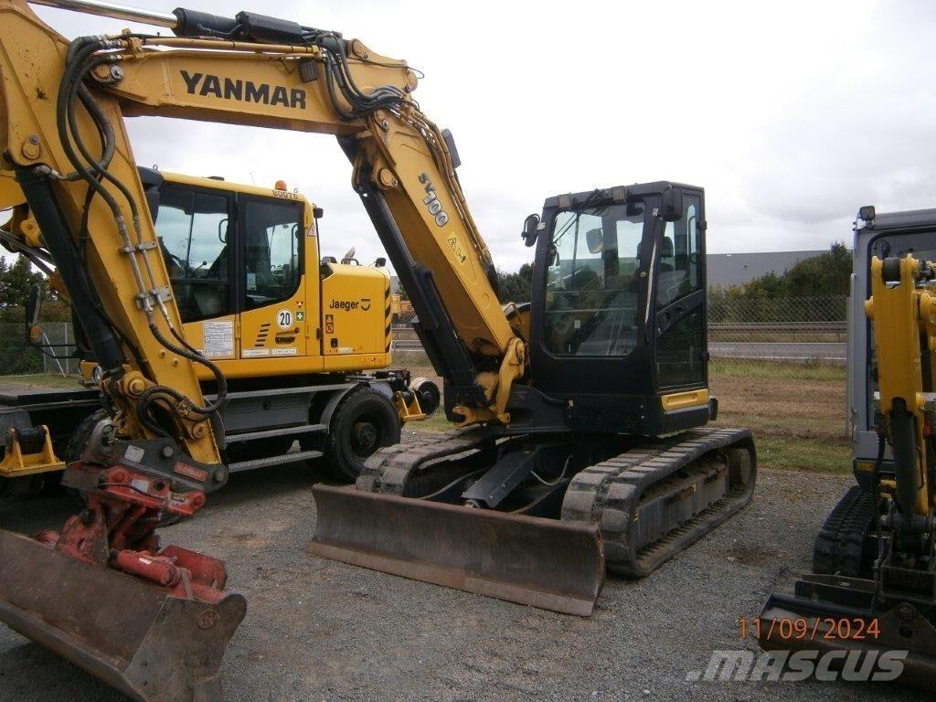 Yanmar SV 100-2PB حفارات زحافة