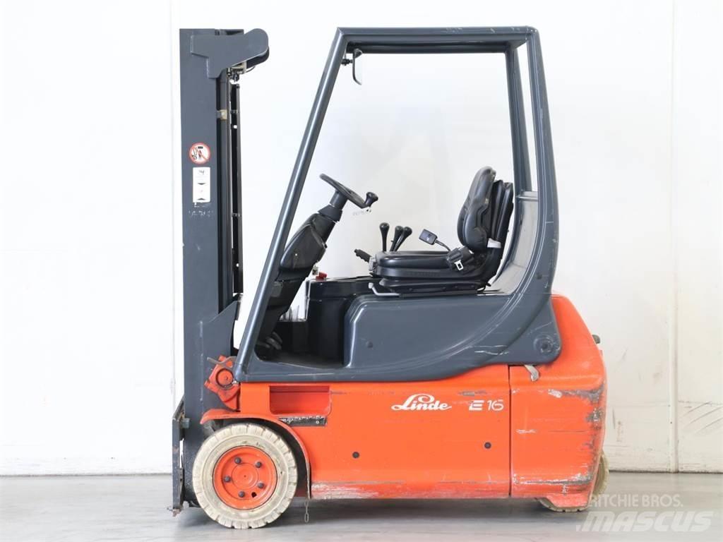 Linde E16/335 شاحنات ذات رافعات شوكية تعمل بالكهرباء
