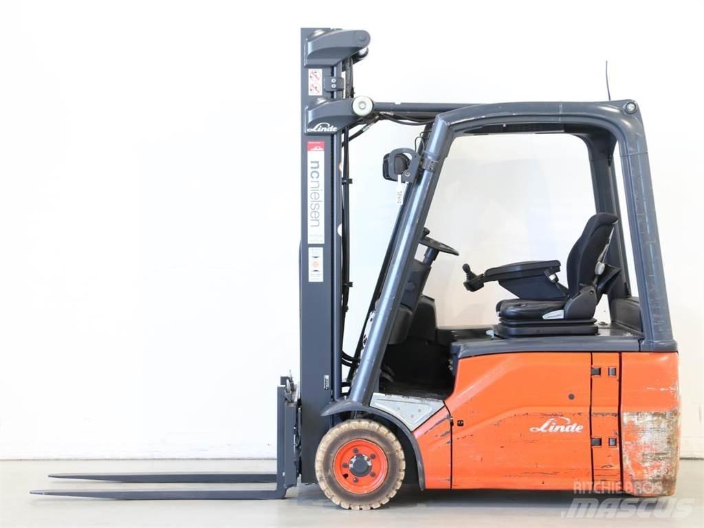 Linde E16/386-01 شاحنات ذات رافعات شوكية تعمل بالكهرباء
