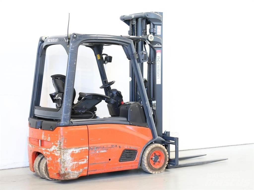 Linde E16/386-01 شاحنات ذات رافعات شوكية تعمل بالكهرباء