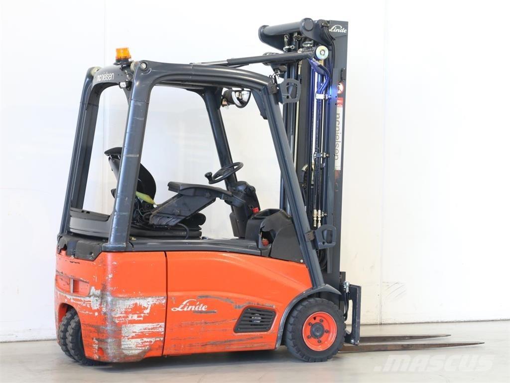 Linde E16/386-01 شاحنات ذات رافعات شوكية تعمل بالكهرباء