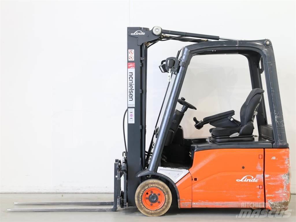 Linde E16/386-01 شاحنات ذات رافعات شوكية تعمل بالكهرباء