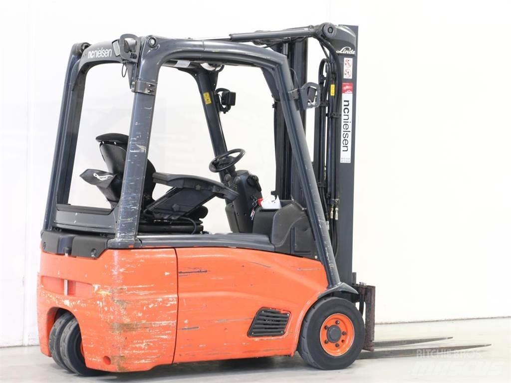 Linde E16/386-01 شاحنات ذات رافعات شوكية تعمل بالكهرباء