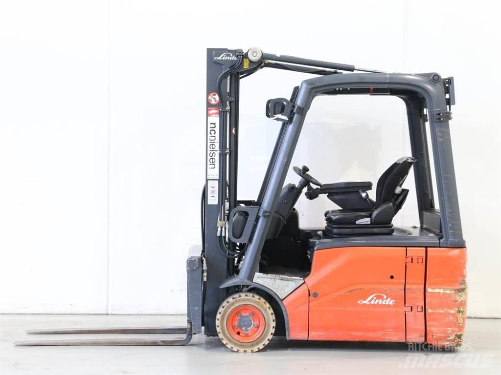 Linde E16/386-01 شاحنات ذات رافعات شوكية تعمل بالكهرباء