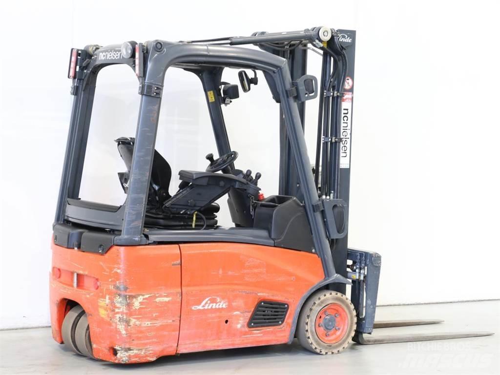 Linde E16/386-01 شاحنات ذات رافعات شوكية تعمل بالكهرباء