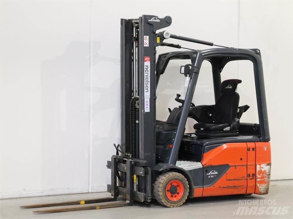 Linde E16/386-02 شاحنات ذات رافعات شوكية تعمل بالكهرباء