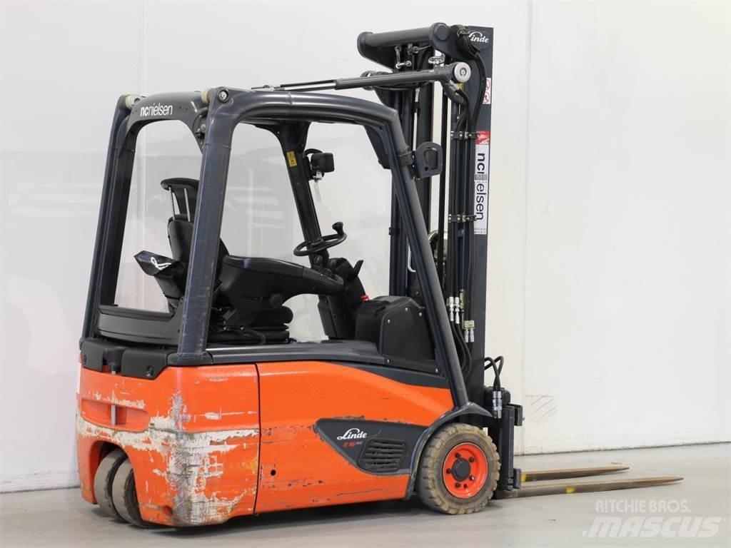 Linde E16/386-02 شاحنات ذات رافعات شوكية تعمل بالكهرباء