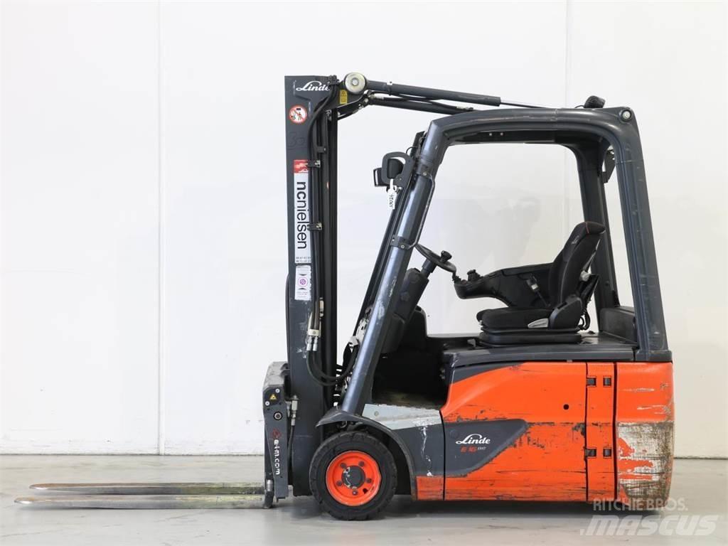 Linde E16/386-02 EVO شاحنات ذات رافعات شوكية تعمل بالكهرباء