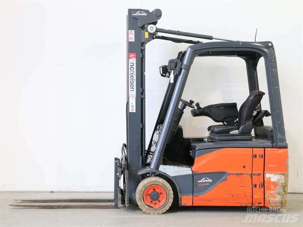Linde E16/386-02 EVO شاحنات ذات رافعات شوكية تعمل بالكهرباء