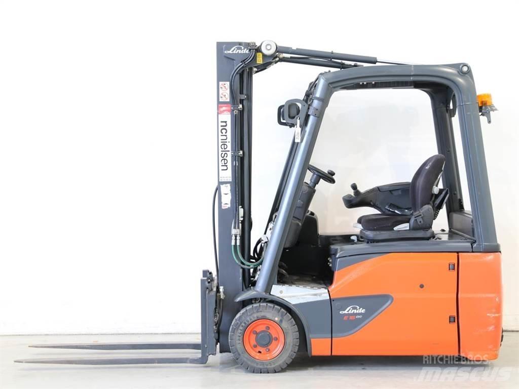 Linde E16/386-02 EVO شاحنات ذات رافعات شوكية تعمل بالكهرباء