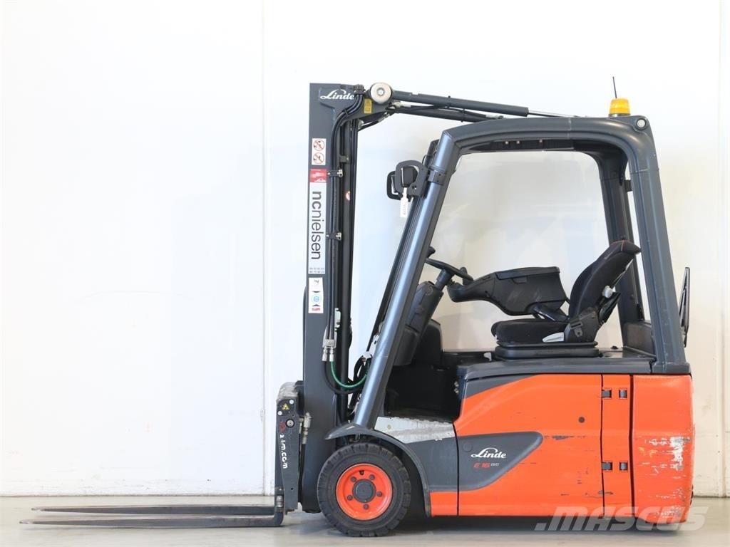 Linde E16/386-02 EVO شاحنات ذات رافعات شوكية تعمل بالكهرباء