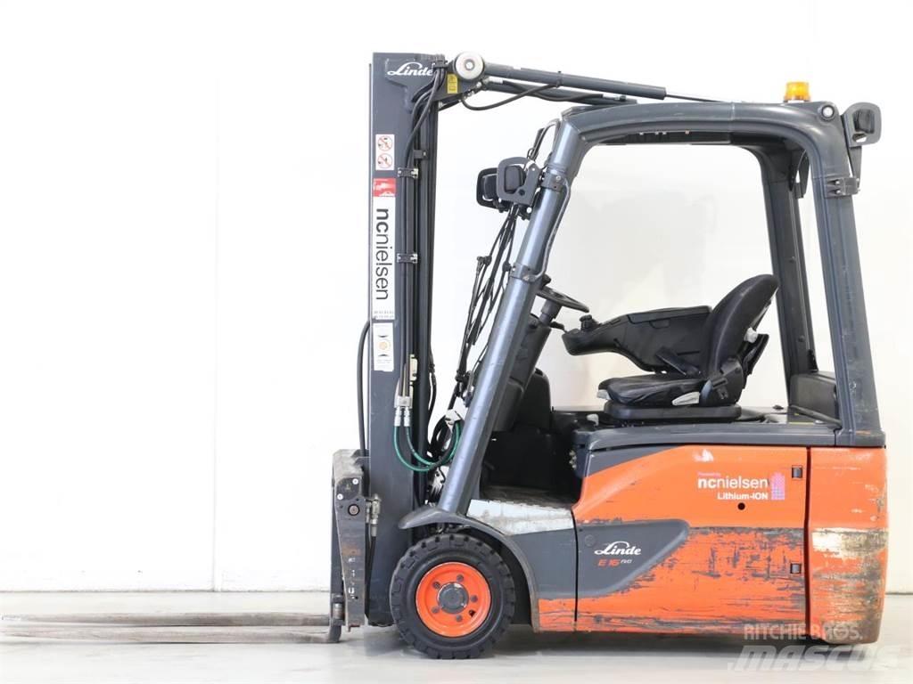 Linde E16/386-02 EVO شاحنات ذات رافعات شوكية تعمل بالكهرباء