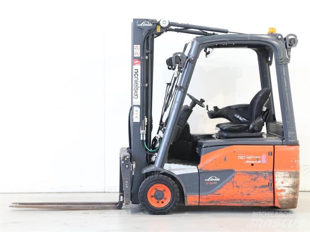 Linde E16/386-02 EVO شاحنات ذات رافعات شوكية تعمل بالكهرباء