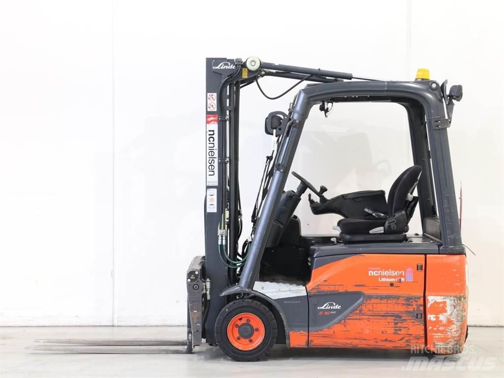 Linde E16/386-02 EVO شاحنات ذات رافعات شوكية تعمل بالكهرباء