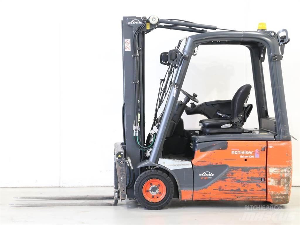 Linde E16/386-02 EVO شاحنات ذات رافعات شوكية تعمل بالكهرباء