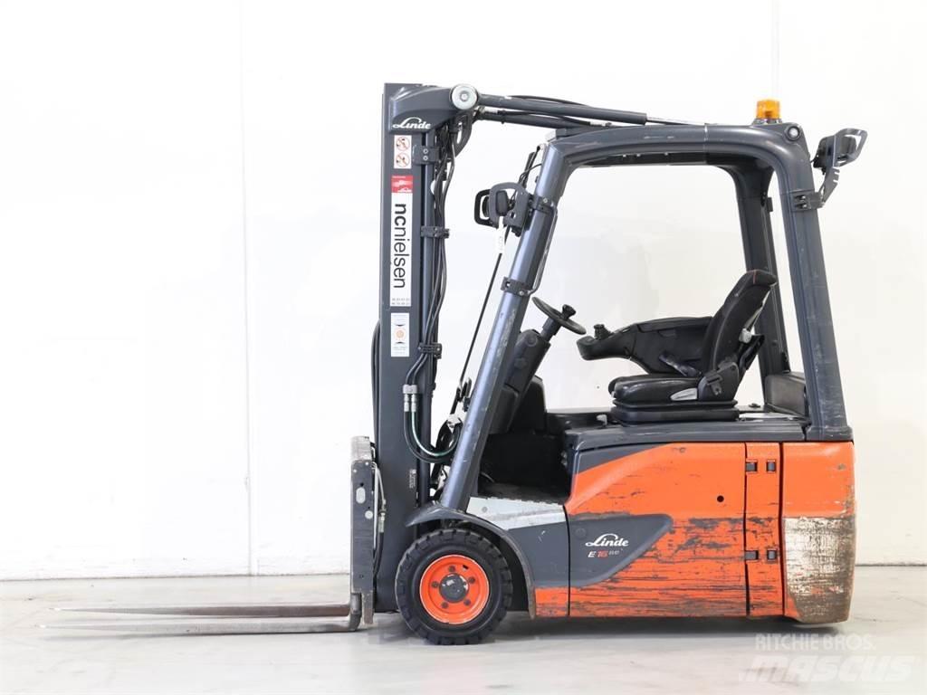 Linde E16/386-02 EVO شاحنات ذات رافعات شوكية تعمل بالكهرباء